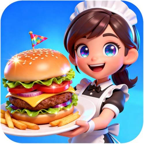Juegos de Restaurantes: Juegos de Cocina para Niñas y Gestión de Restaurantes. Un Simulador de Comida Rápida con Hamburguesas y Pizza. ¡El Mejor Juego de Comida Gratis!