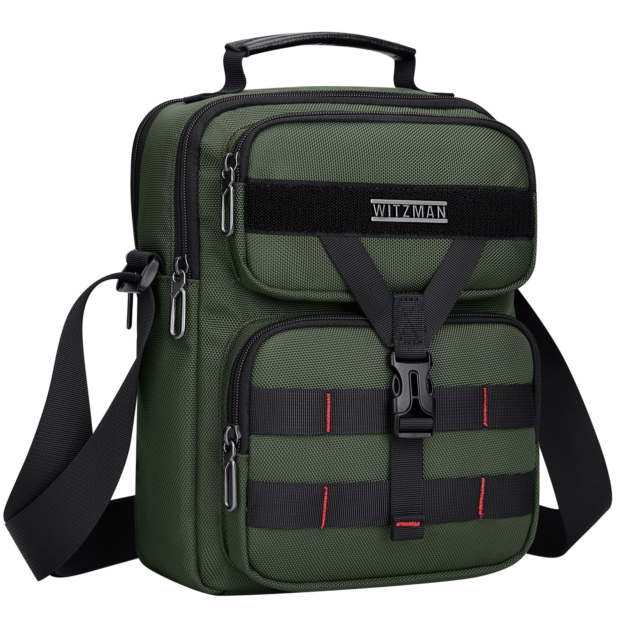 WITZMAN Crossbody Bag for Men Travel Small Shoulder Bags Lightweight Man Purse Messenger Bag for Casual Daliy Work