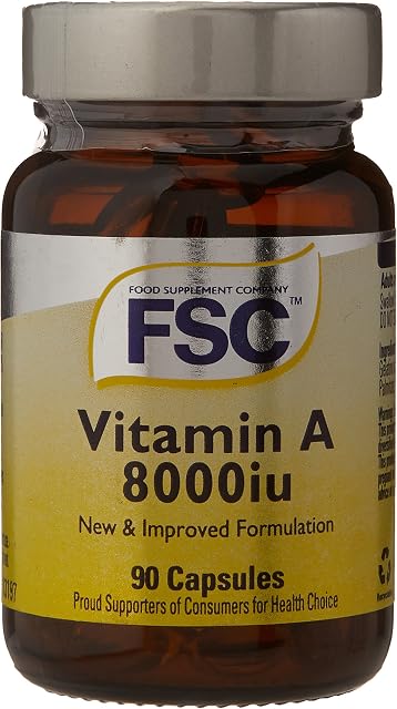 FSC 8000iu Vitamin A 90 Capsules