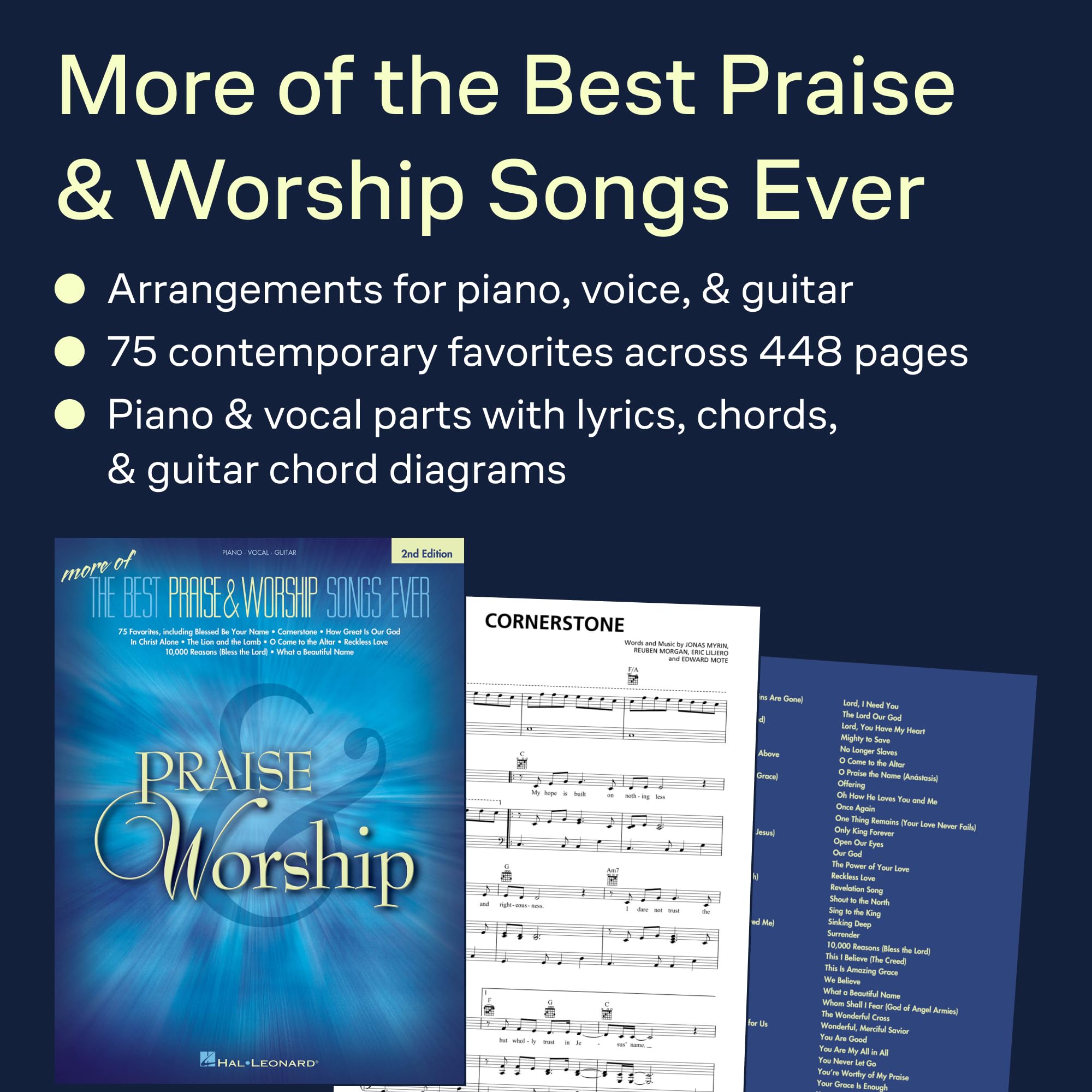 More of the Best Praise & Worship Songs Ever: Piano-vocal-guitar