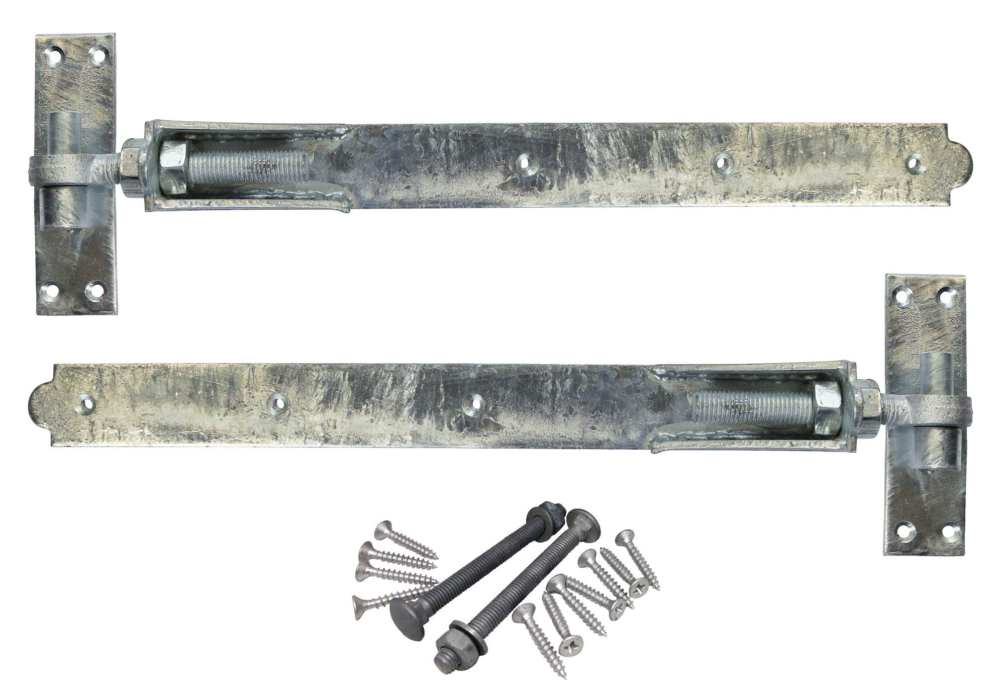 Timco Adjustable Band & Hook On Plates Hinges – Hot-Dipped Galvanised – Pair