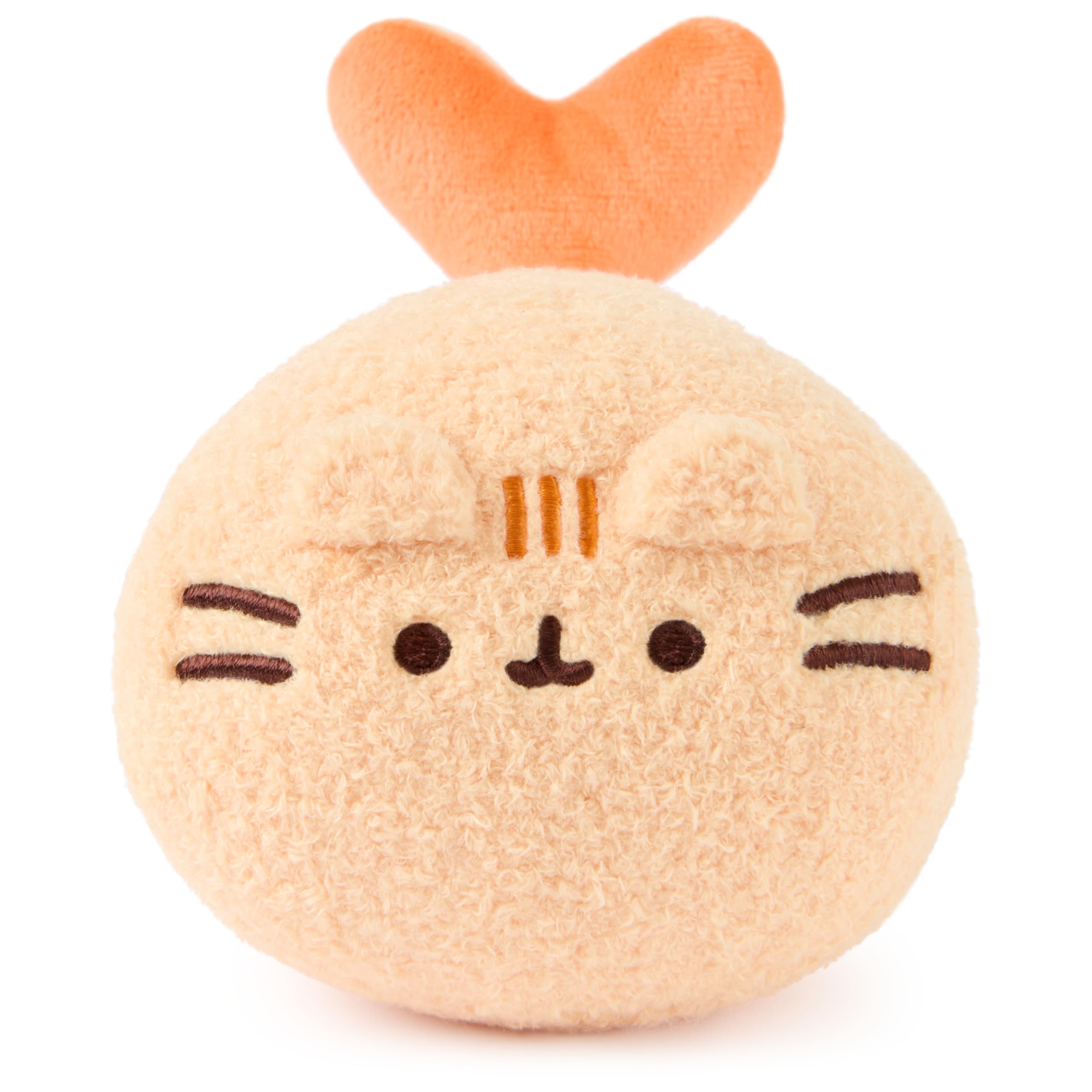 GUND Pusheen Bento Shrimp Tempura Plush, Squishy Toy, Collectible Plush Toy, Food Plushies, Stuffed Animal for Ages 8 and Up, Orange, 6”