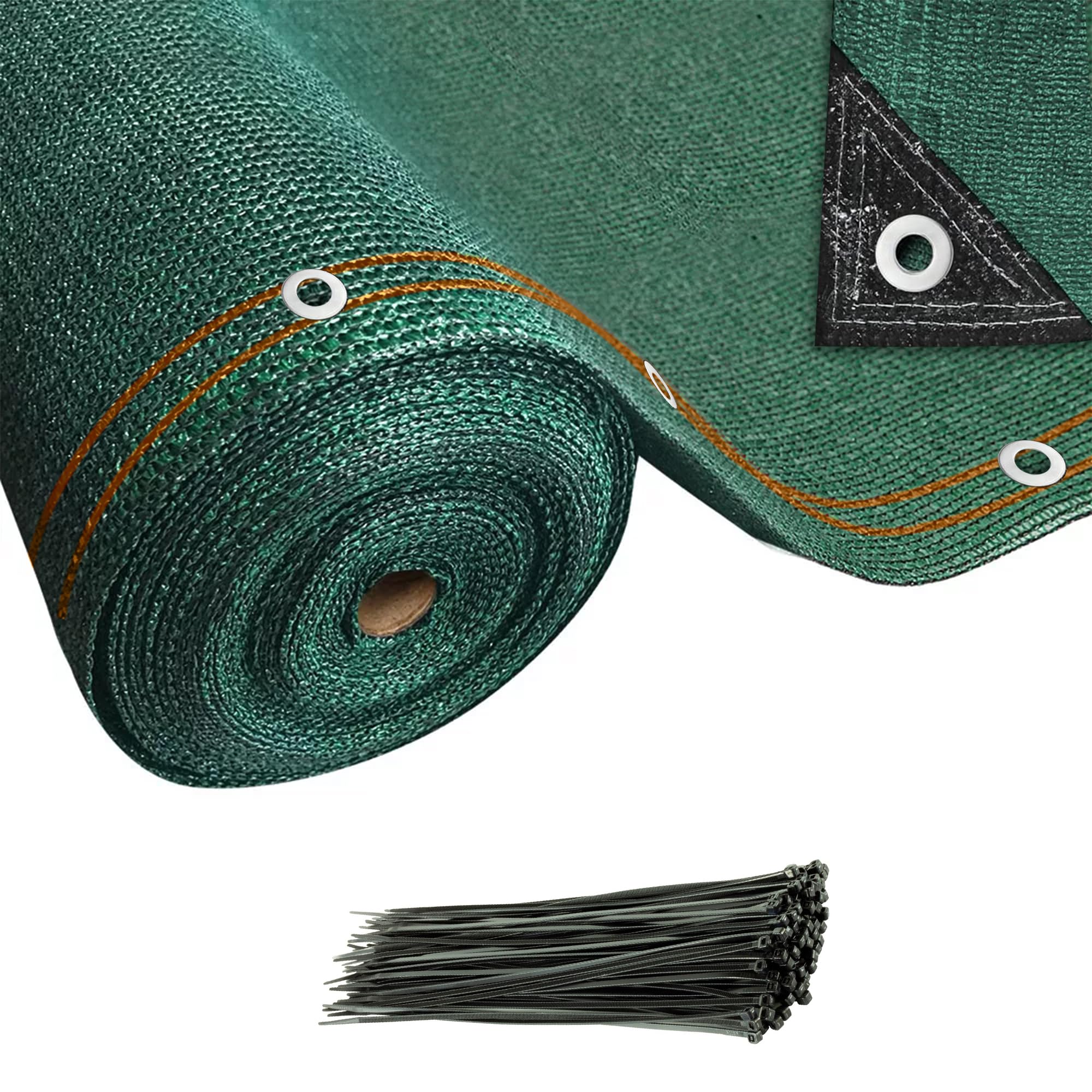 FB FunkyBuys Garden Screening 1.5x10m for Outdoor Protection - Privacy Screen & Summer-friendly Privacy Netting for Balcony & Patio - Tear Resistant Windbreak Fence Screening GREEN, 230gsm