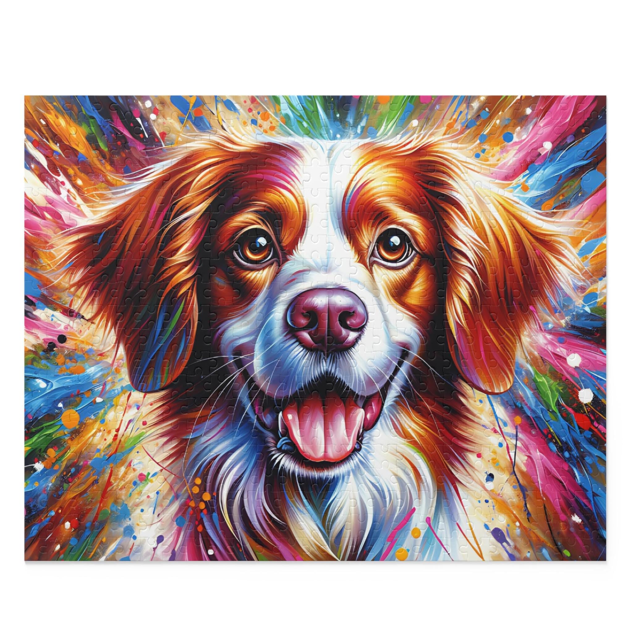 Brittany Spaniel Dog Jigsaw Puzzle | 1000 Pieces | Gifts For Family, Kids, Pet Dog Lovers
