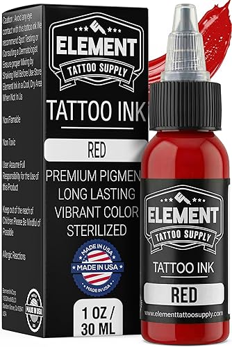 Miniatura 11 de ELEMENT TATTOO SUPPLY - Tinta de tatuaje blanca - Tinta de tatuaje profesional y suministros para resaltar, mezclar y mezclar - Tinta de tatuaje