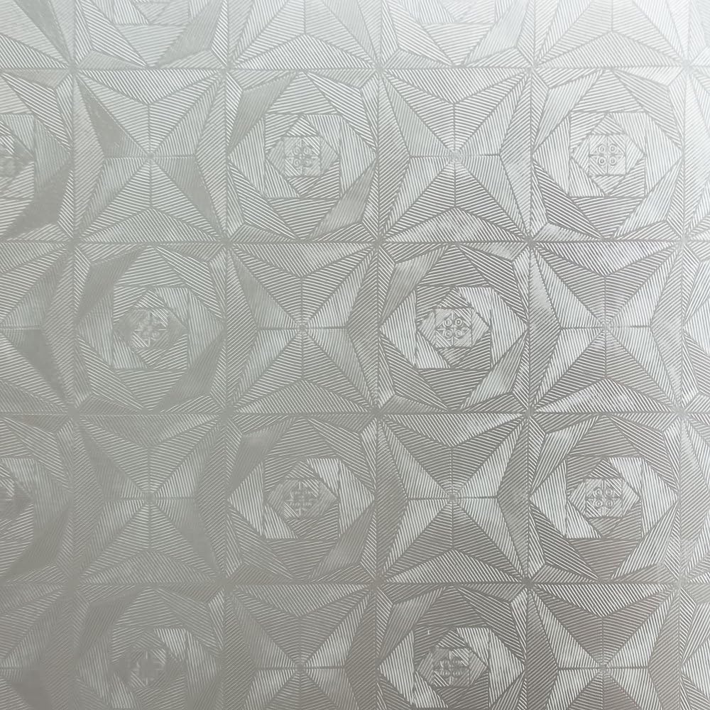 Mirage Rose - Self-Adhesive Embossed Window Film Home Decor 17.7" X 394"(Roll)