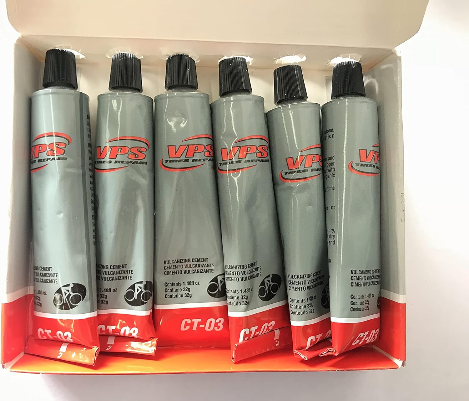 VPS Cement Tube for tire Repair 1.53 oz / 45 ml. (6 Units)