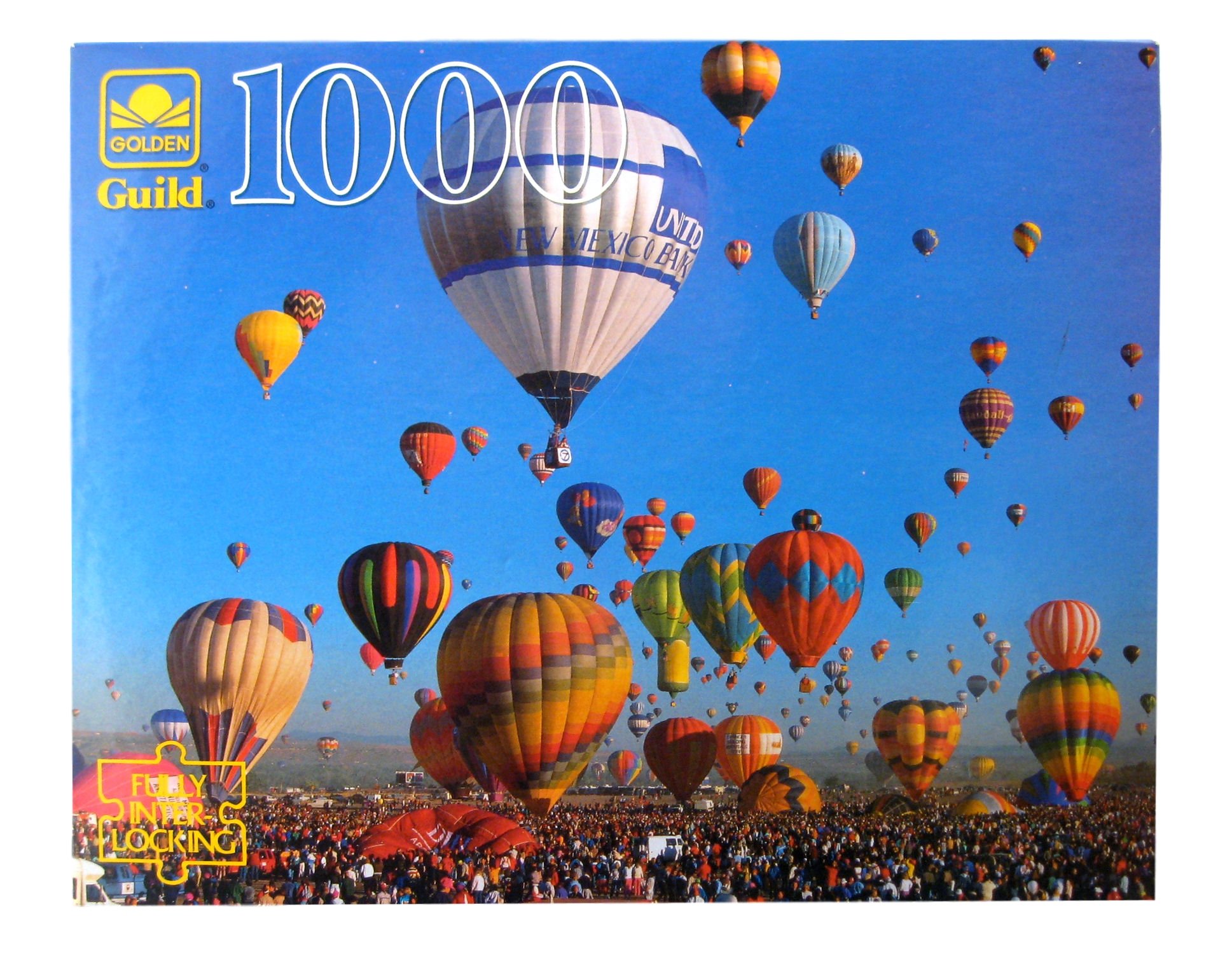 1000 Piece Puzzle Albuquerque, NM Hot Air Balloon 27 1/2" by 21 1/2"
