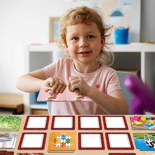 Miniatura 6 de 72 PIEZAS Juego de Emparejamiento de Artículos Diarios, 36 Diseños Tarjetas de Memoria de Objetos Cotidianos Juego de Emparejamiento de Imágenes