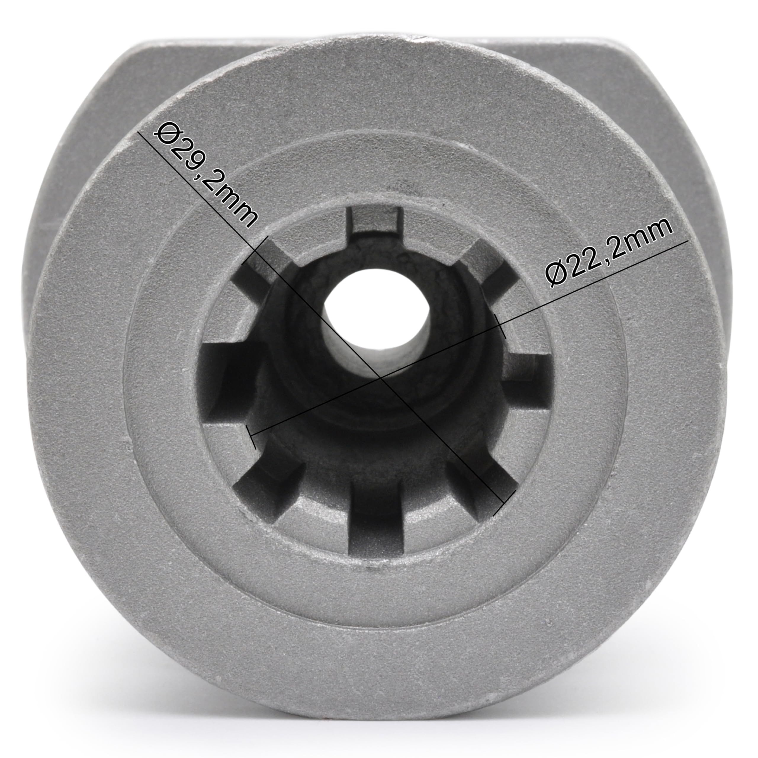 Easyboost Blade Holder hub for Ride-on Lawn Mower Castelgarden GGP Alpina Bestgreen Mountfield Stiga, OEM ref. 22465607/0 - Image 3