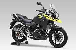 YOSHIMURAヨシムラスリップオン R-77S (Vストローム250) Slip-On R-77S サイクロン カーボンエンド EXPORT SPEC 政府認証