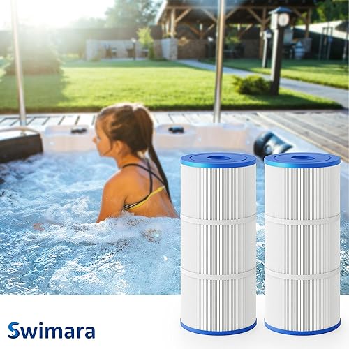 Miniatura 9 de Filtro de repuesto PWK35B mejorado para bañera de hidromasaje (paquete de 2), compatible con filtro de spa Hot Springs Limelight Series, tela