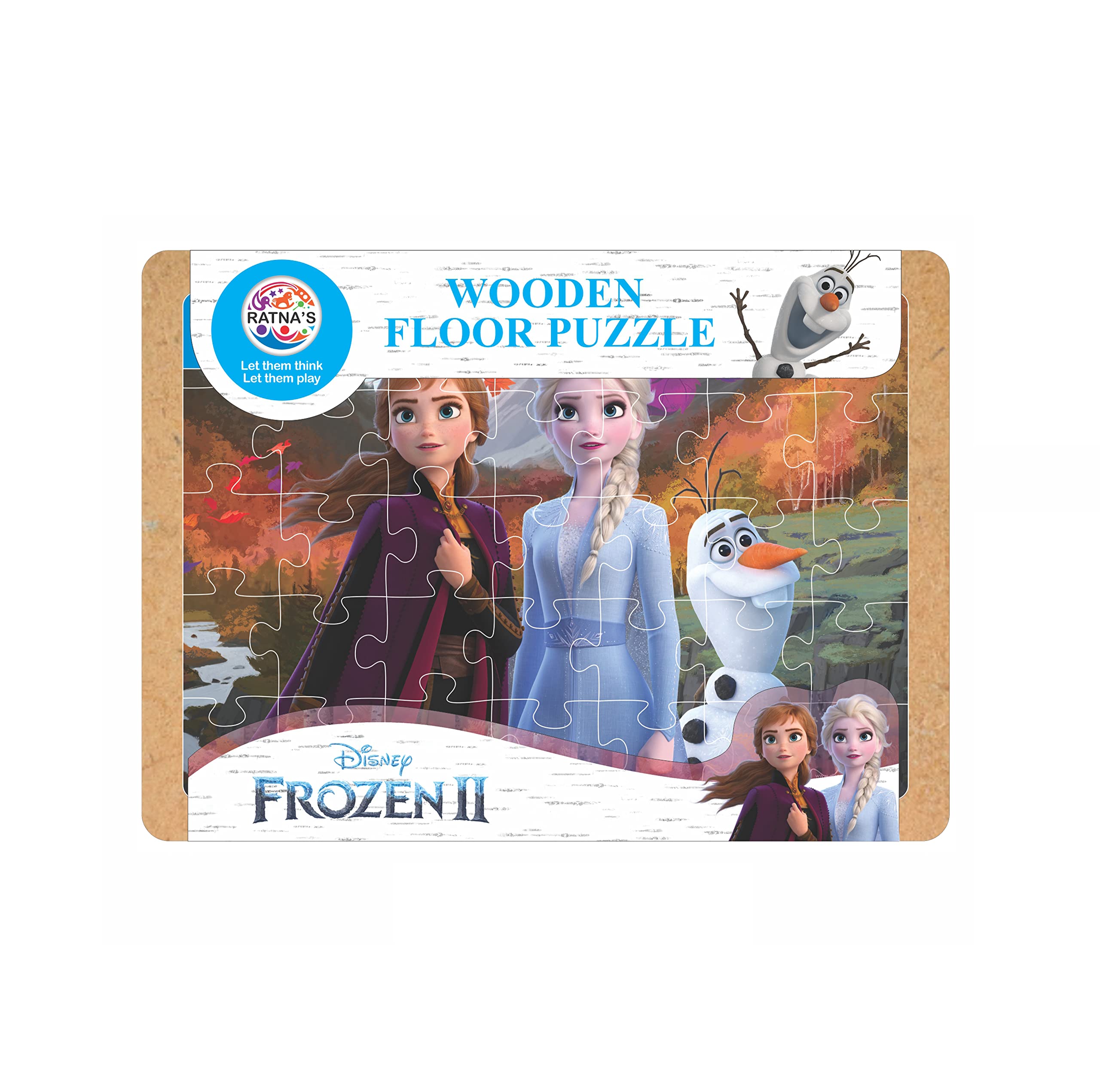Ratnas Disney Wooden Floor Puzzle Frozen II 35 Pieces Jigsaw Puzzle Size 29.5 cm x 21.5 cm for Kids 3+ Years (B09VQ1Z8HB) Amazon Price History, Amazon Price Tracker