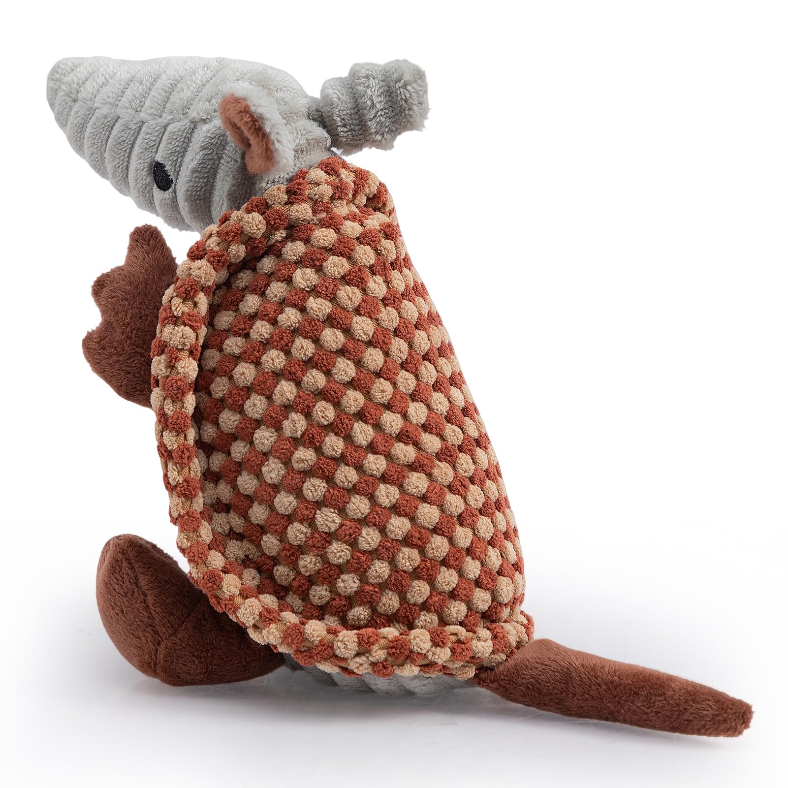 Hollypet Armadillo Squeaky Puppy Dog Toys for Small Medium Dogs, 8"