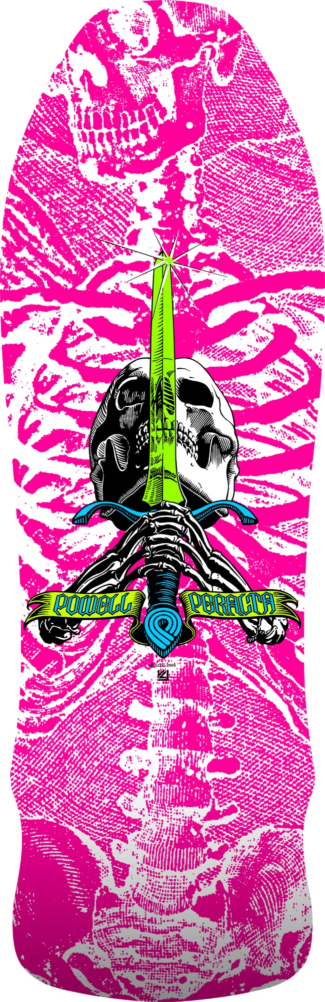 Powell Peralta スケートデッキ スカルデザイン Amazon | Powell Peralta スケートボードデッキ ギーガー スカルソード