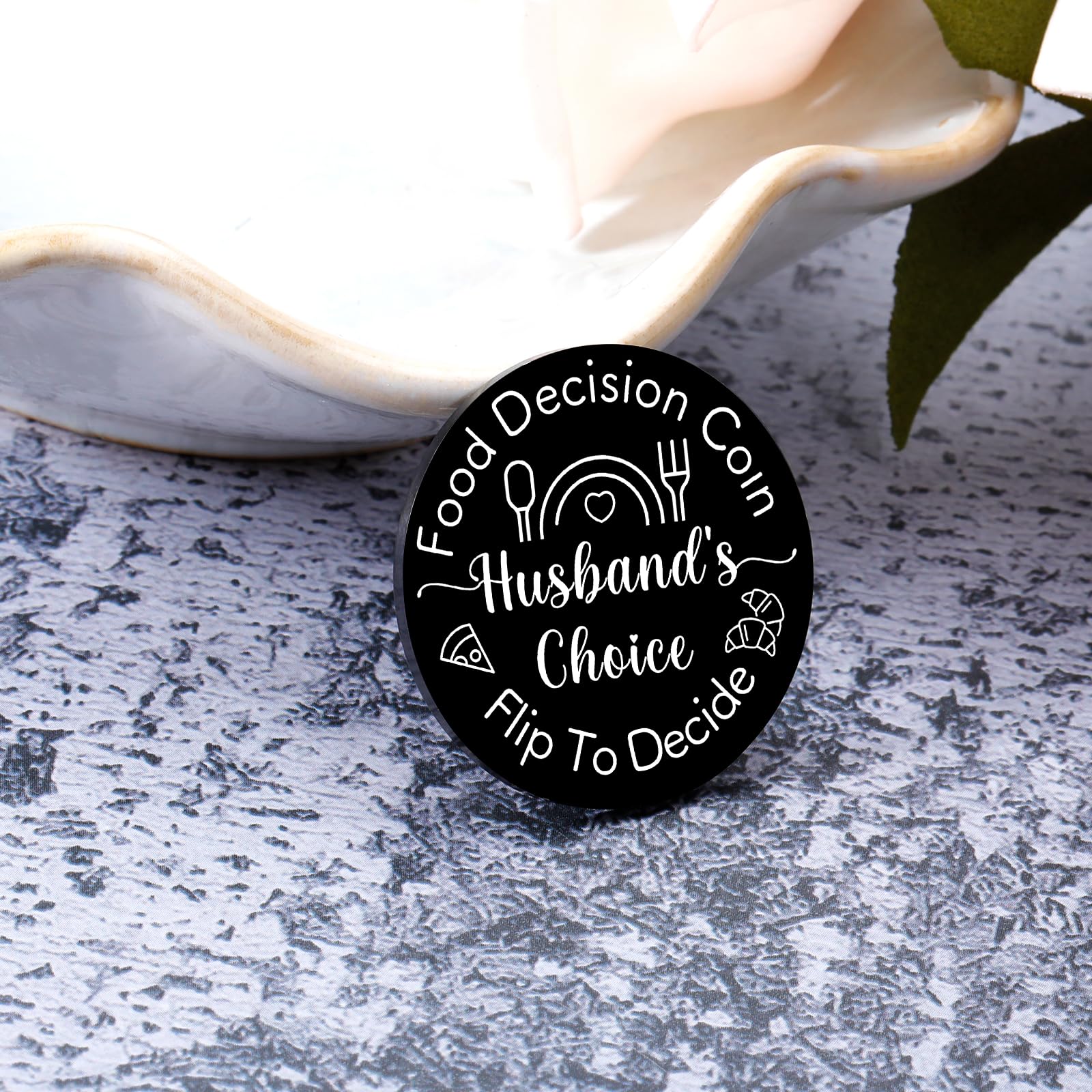 Anniversary Date Night Idea Gifts for Wife Husband Wedding Gifts for Newlyweds Food Decider Christmas Stocking Stuffers for Men Women Birthday Gifts for Wife from Husband Halloween Boo Basket Stuffers