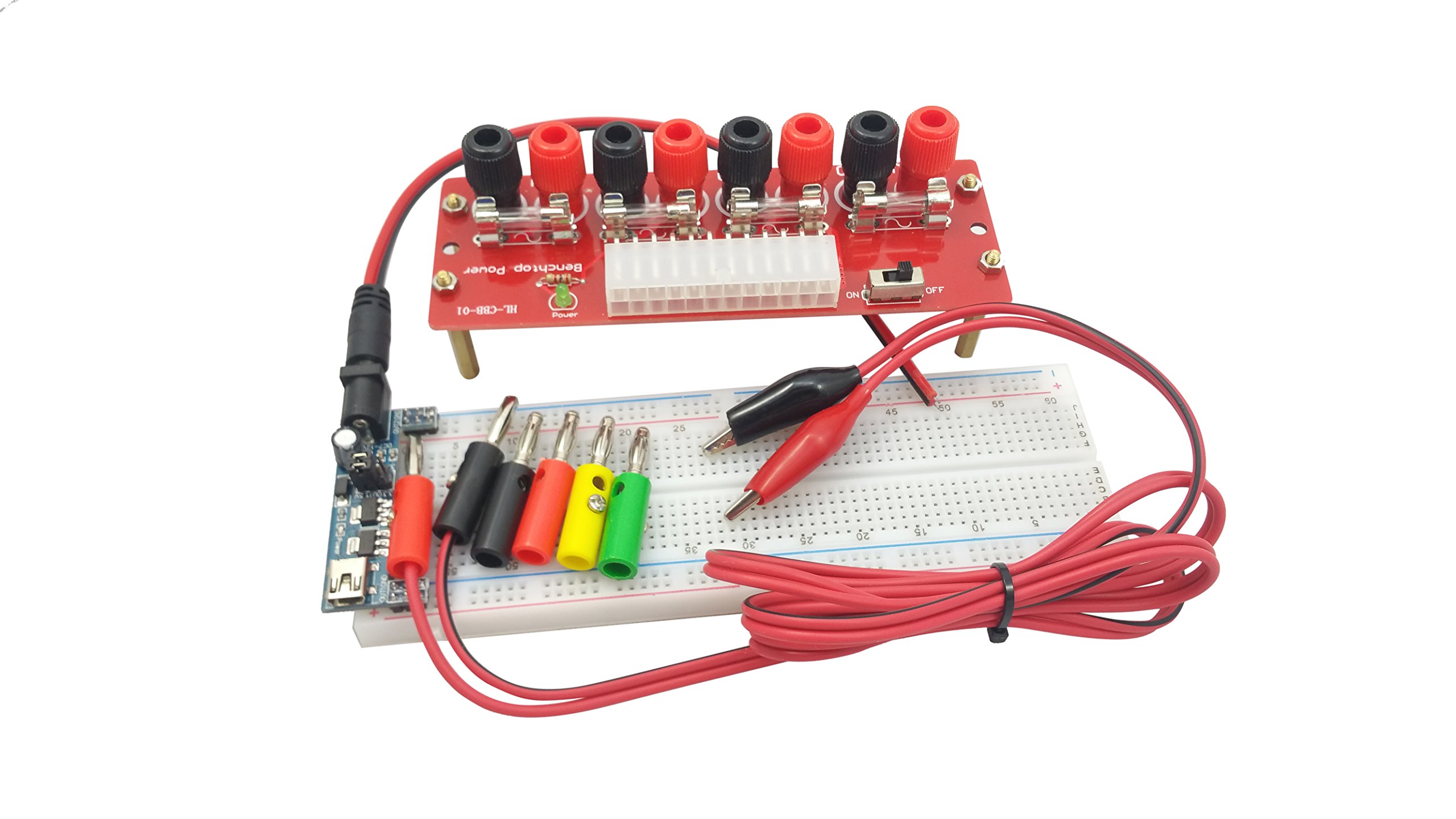 Buy [initeq] ATX Computer Power Supply to Lab Bench Supply Converter Breakout Board Adapter