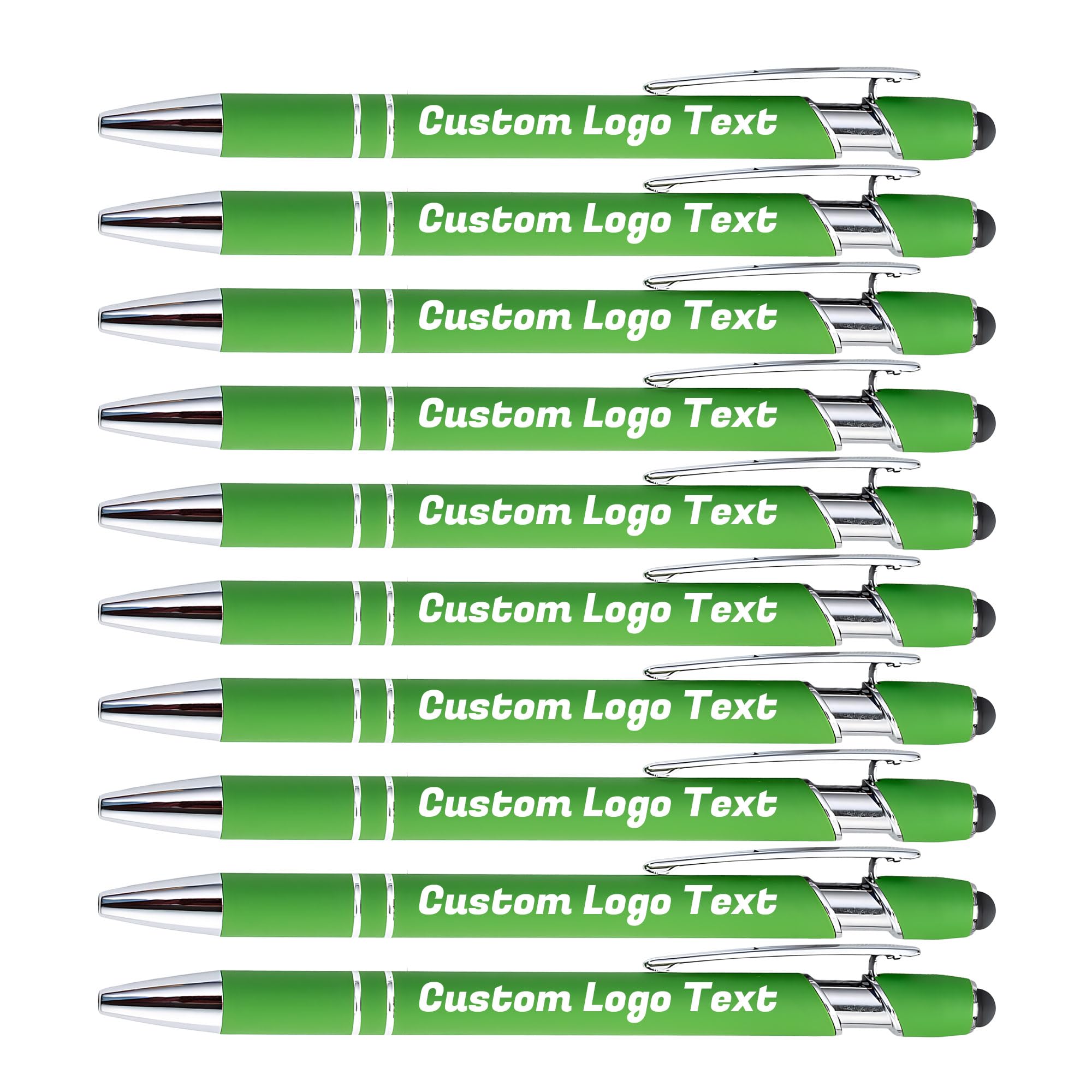 HEYZARDA Personalised Pens with Name Stylus Bulk, Green, 20 Pcs โ image 1