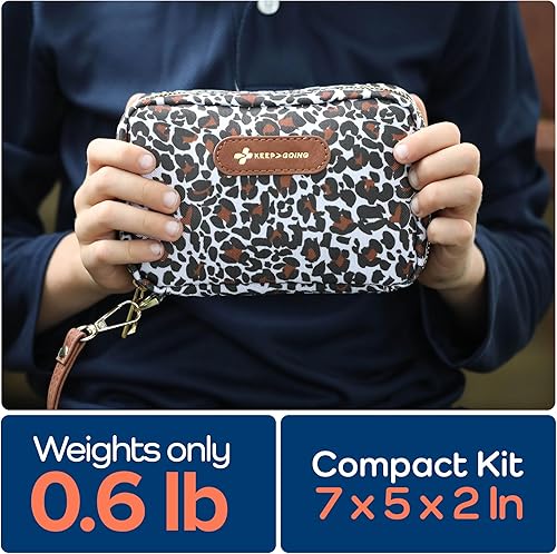 Miniatura 6 de KEEPGOING - Kit infantil de primeros auxilios, para viajes, 130 piezas, botiquín para automóvil, bolso, pañalera, mochila y maleta, con apósitos sin