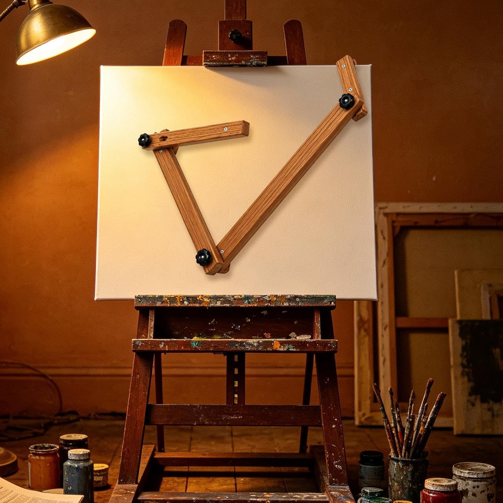 Reposamanos para de madera, ajustable, ergonómico y liso