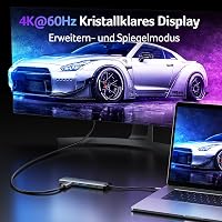 Acer 8 az 1-ben USB-C Hub 10Gbps 4K HDMI Docking Station 100W PD 3