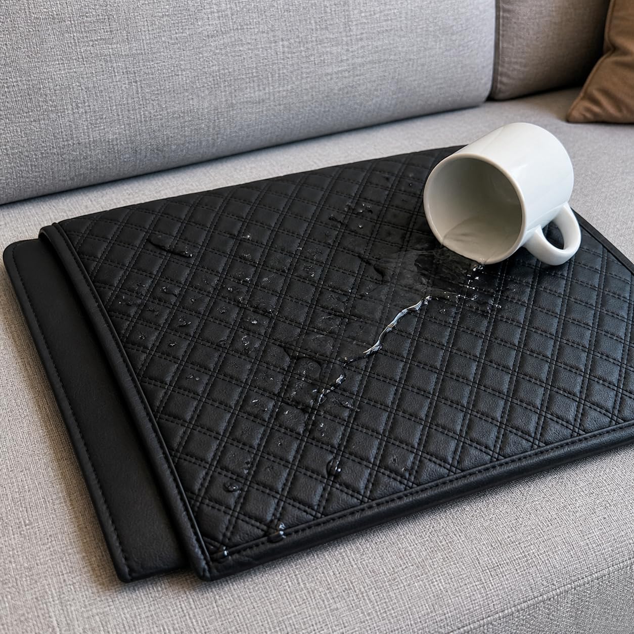 Housse Canapé Cuir PU Imperméable | Doublure protectrice, Protection d'assise, Renouvellement d'ameublement, Pour les gestionnaires