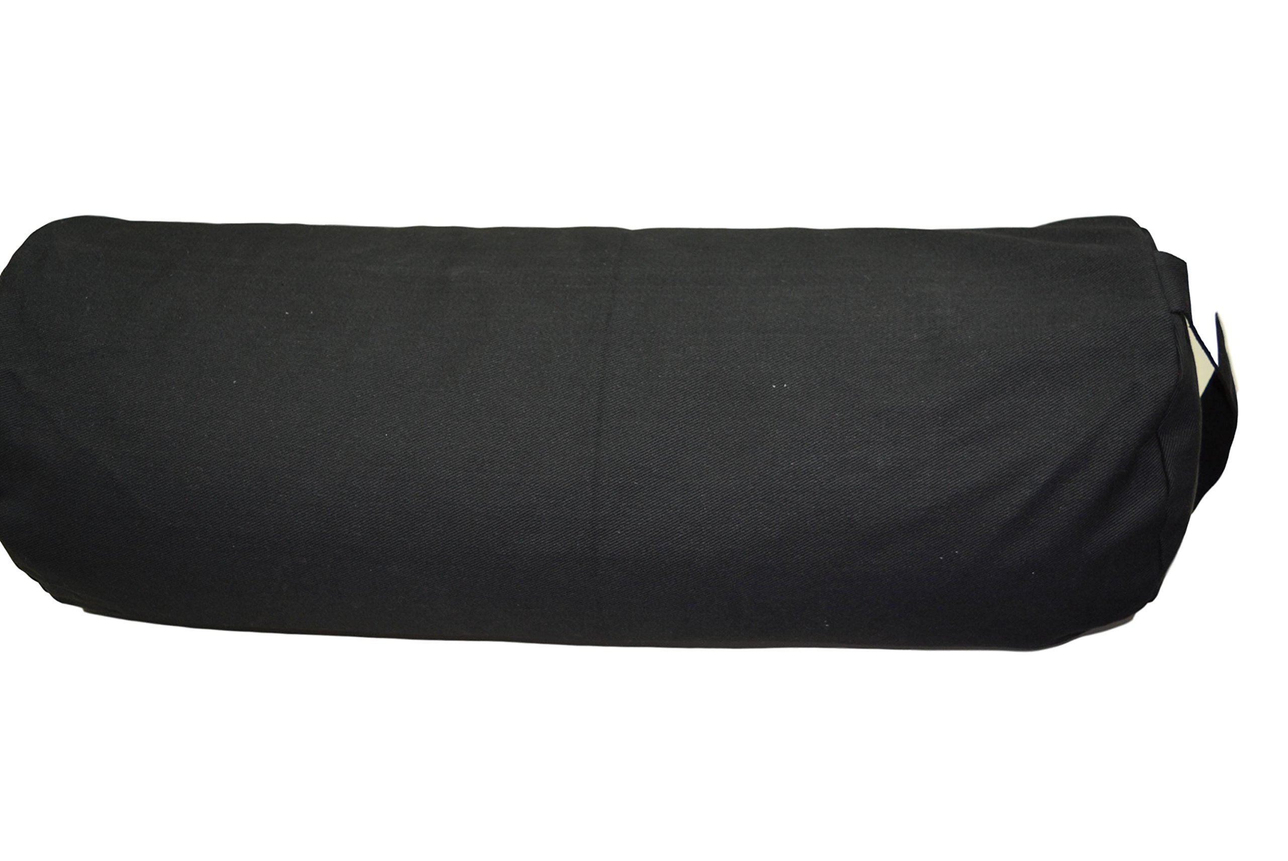 Tvamm-Lifestyle Special - Cuscino a rullo per yoga, 65 x 22 cm (diametro), imbottitura in grano saraceno