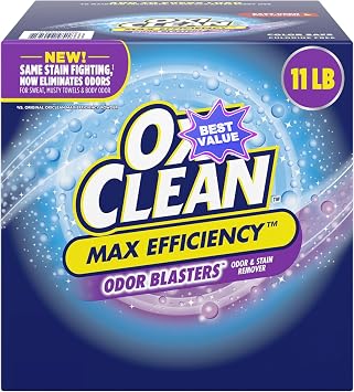 Oxi Maxs clean Max Efficiency Odor Blasters Laundry Stain Remover Powder, 11 lb.