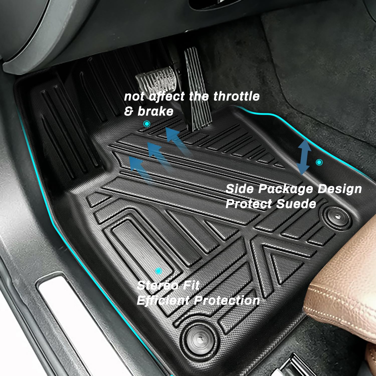 YEE PIN Scatola portaoggetti compatibile con Volvo XC60 XC90 S90 V90 S60 V60 2018 – 2023 2024 organizer per console centrale organizer vassoio per braccioli, accessori con tappetino antiscivolo