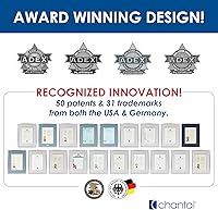 Vista 6 de Chantal Plato cubierto, Mantequilla de tamaño completo, Aqua