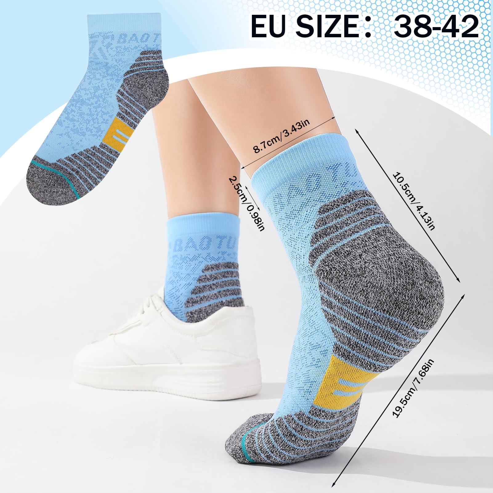 4 pares de calcetines para fascitis plantar para mujer y hombre, calcetines de compresión para el cuidado de los pies, calcetines de compresión de 15 mmHg, antideslizantes para correr