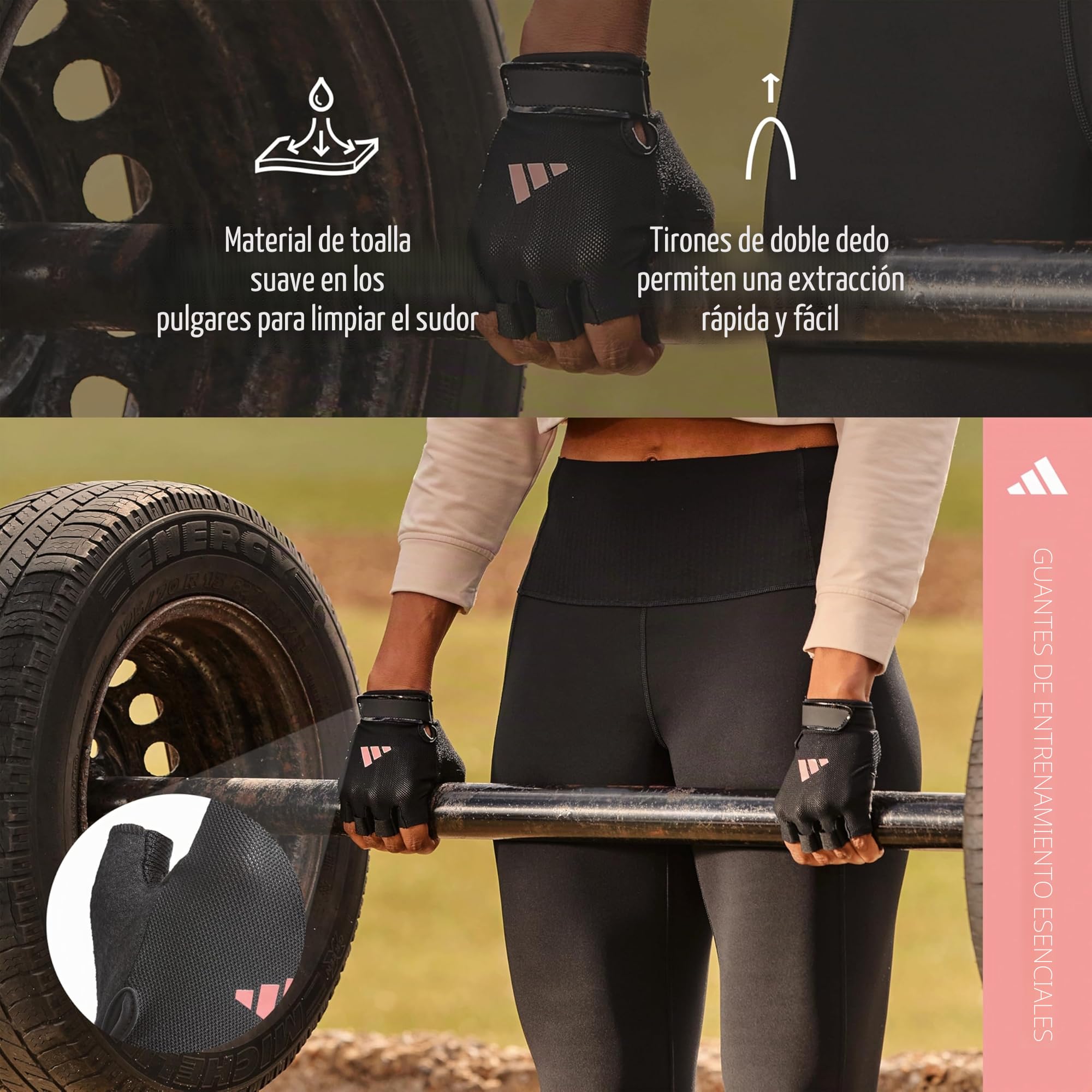adidas Unisex – Guantes de Entrenamiento Esenciales para Adultos