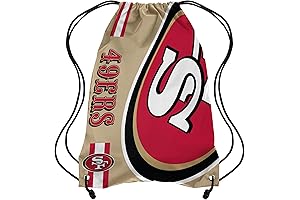 San Francisco 49ers NFL Alternate Color Big Logo Drawstring Backpack