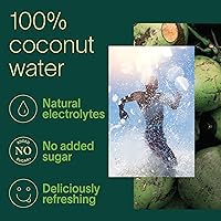 Vista 3 de Zico 100% agua de coco, sin azúcar añadida, refrescantemente deliciosa, hidratación con electrolitos, 11.2 onzas líquidas (paquete de 12)
