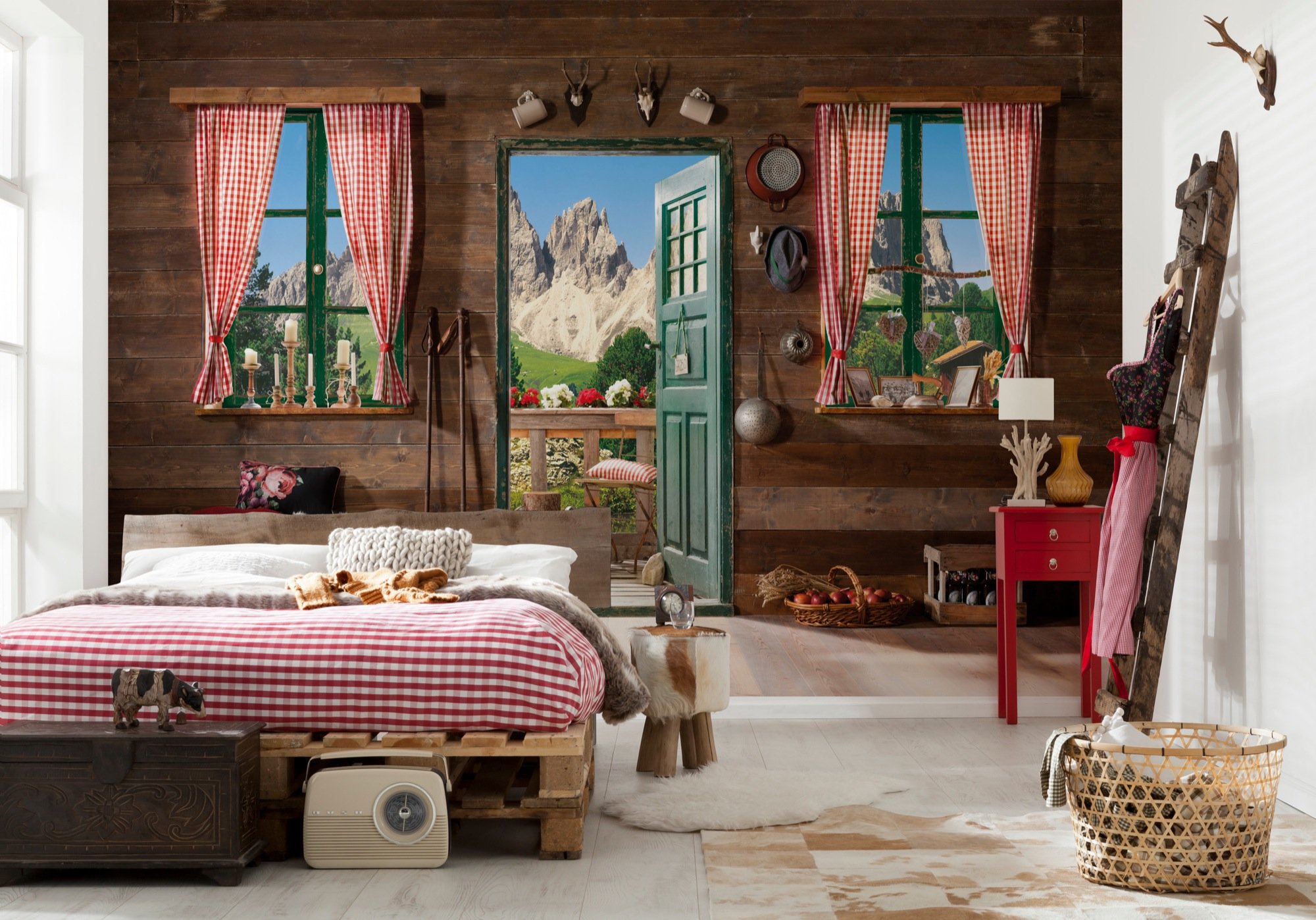 Komar Fototapeta DOLOMITI | 368 x 254 cm | tapeta, ściana, dekoracja, okładzina ścienna, obraz ścienny, dekoracja ścienna, czarodziejska górska, góra, krajobraz, natura | 8-955