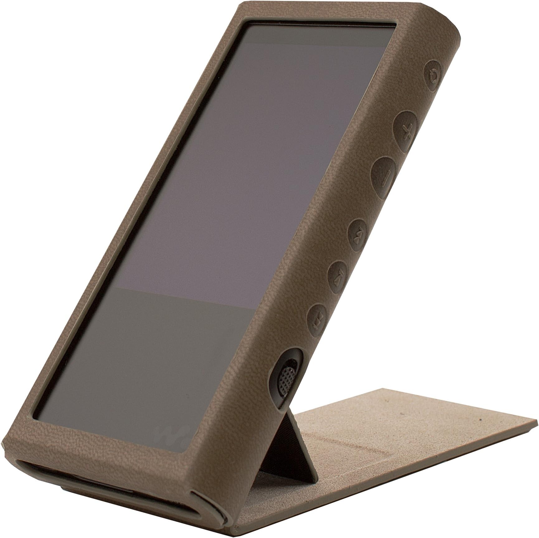 MITER Case for Sony NW-ZX300, Hand Crafted MITER Case Cover [ Patented Stand Case for Sony Walkman ZX300 ] (Brown)
