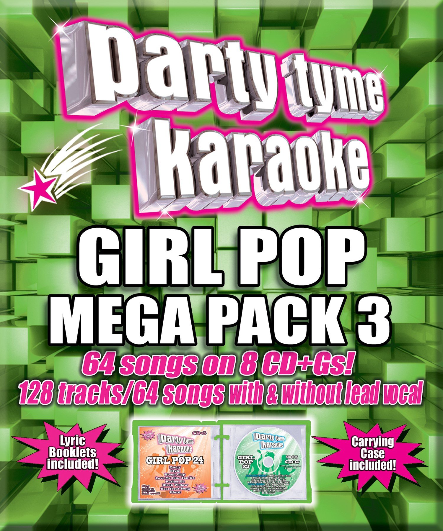 Girl Pop Mega Pack 3 (64+64-Song Party Pack) [Audio CD] PARTY TYME KARAOKE
