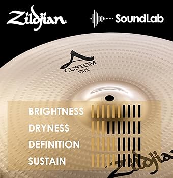 Amazon.com: Zildjian 17 inch A Custom Crash Cymbal