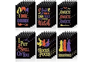 AnyDesign Halloween Mini Spiral Notepads