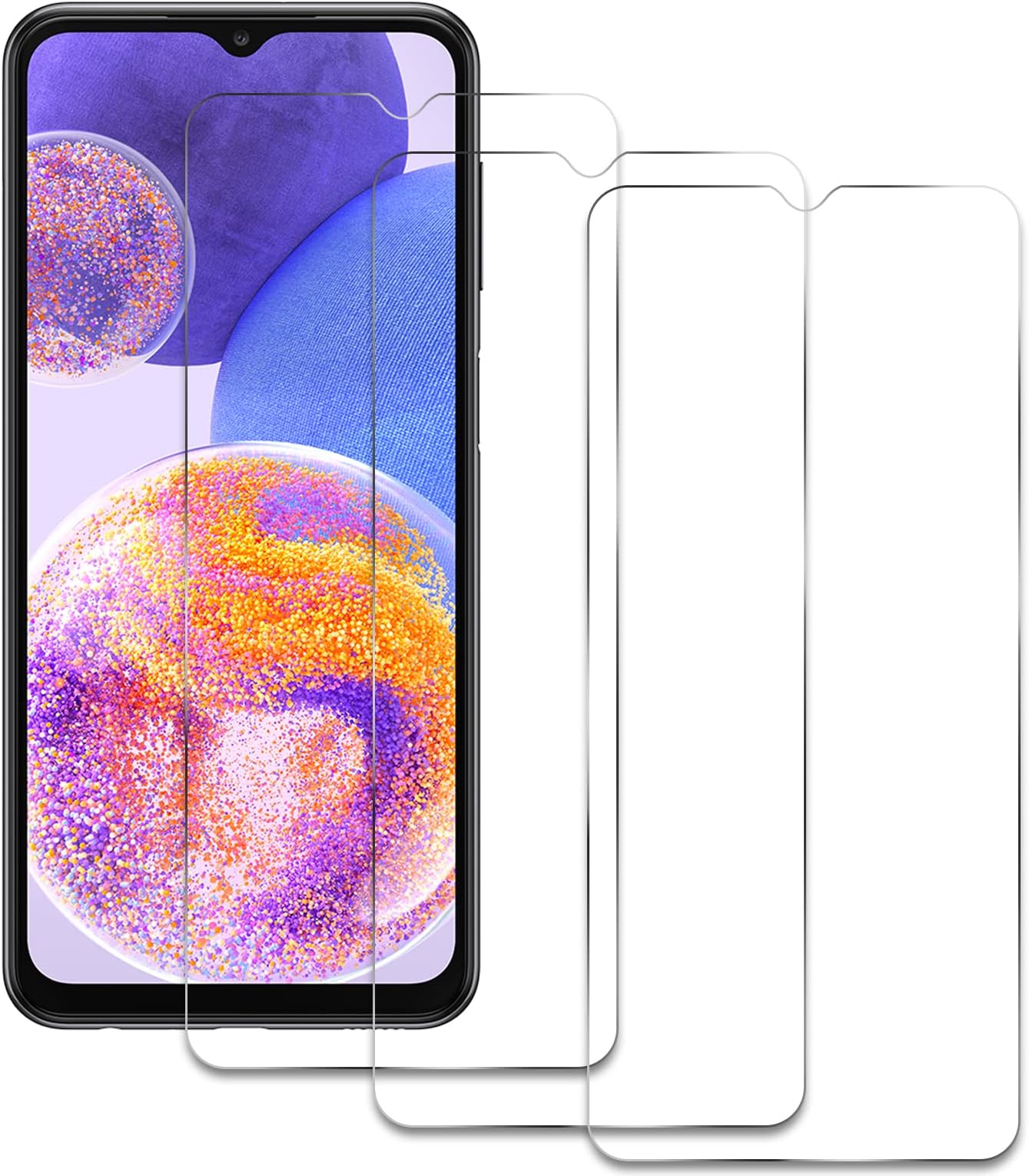 Protection écran Anti-rayures Protection Écran Insta360 X3 - Verre Trempé 9H Anti-Rayures - Lot De 2 - 0.3mm HD Anti-Bulle Verre Trempé Insta360