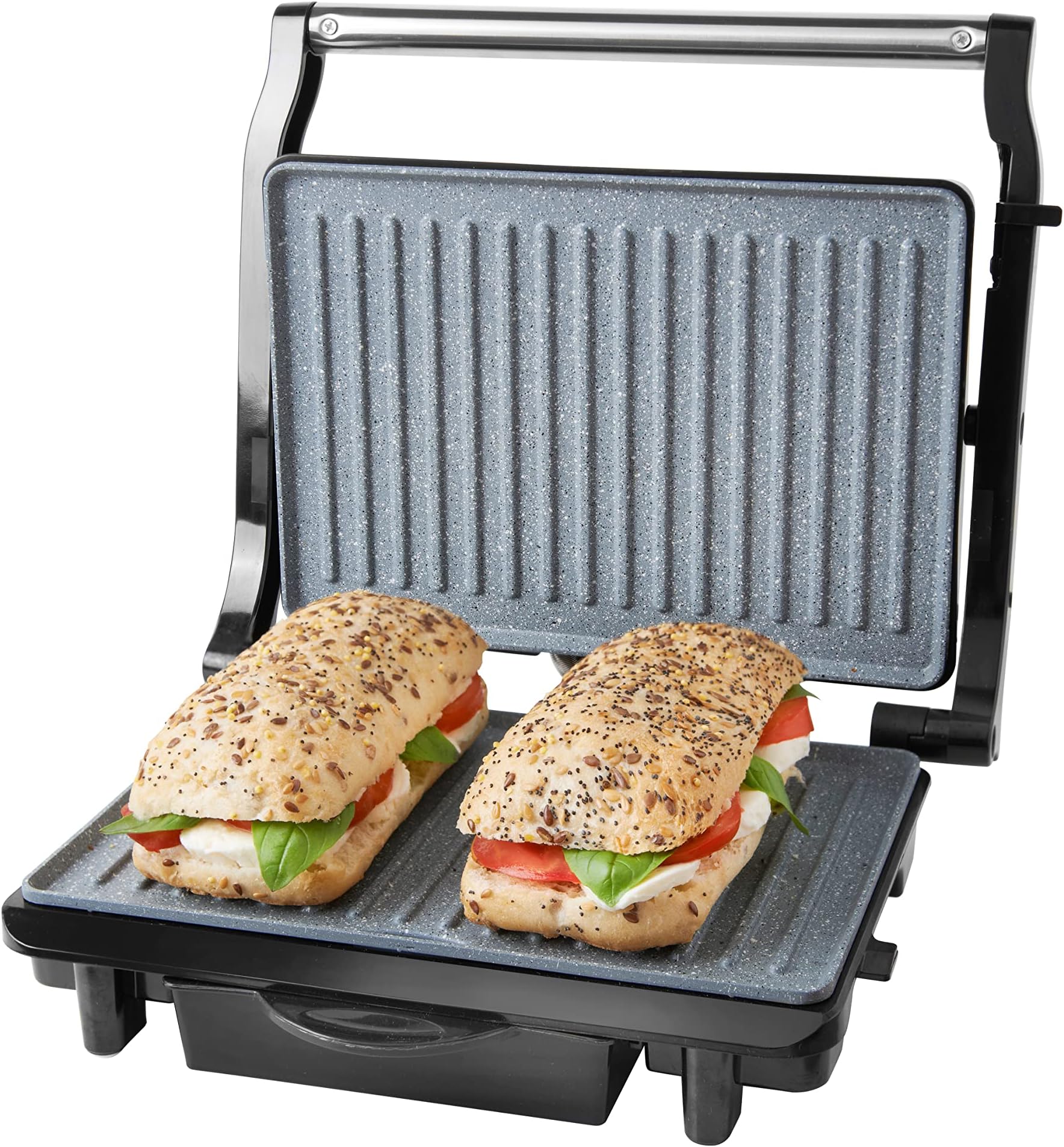 Russell Hobbs 3in1 Panini Press, Grill and Griddle 17888, Stainless Steel Amazon.co.uk Home