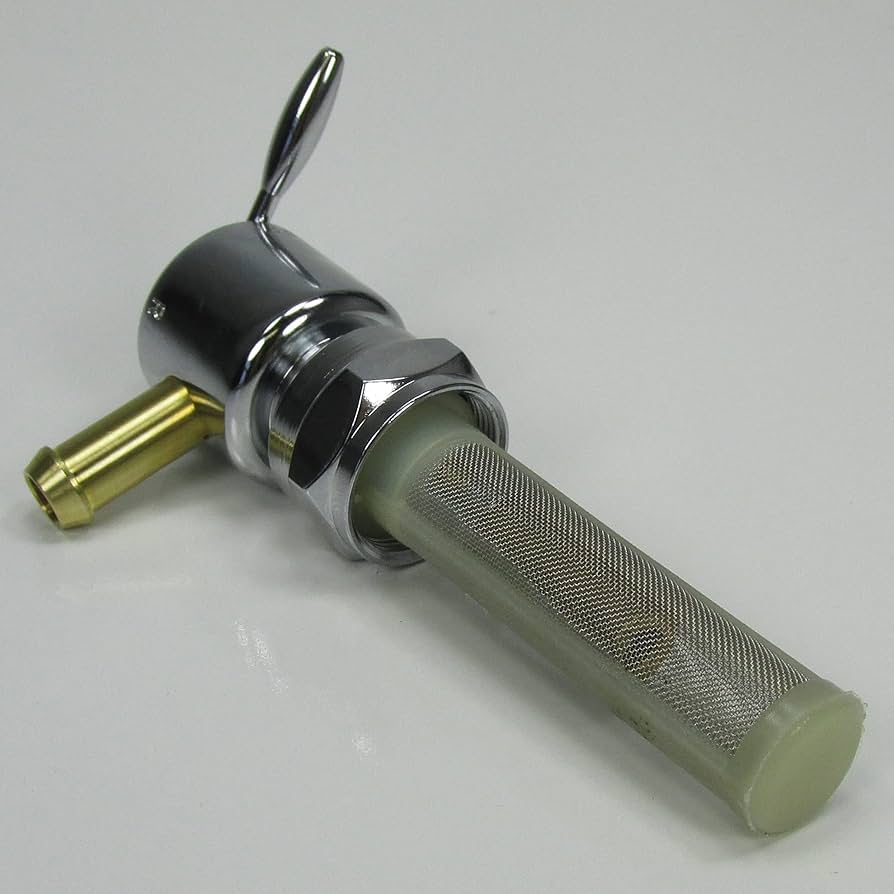 Amazon.com: Chrome 22mm HI-FLOW Petcock RIGHT SIDE 90 Degree