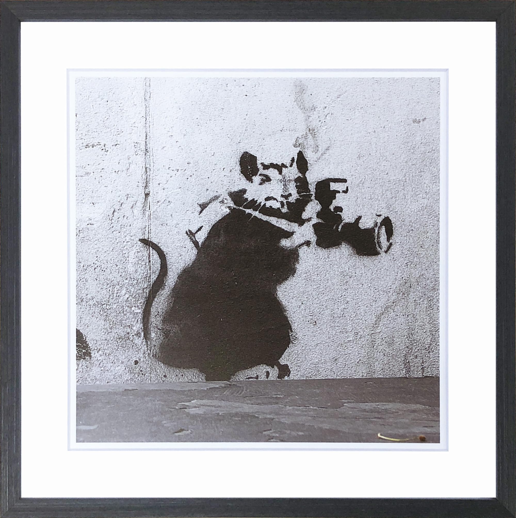 Amazon.co.jp: 美工社 ウォールアート Banksy（バンクシー） 幅42.5