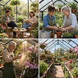 6 x 10ft Walk-in Polycarbonate Greenhouse, Outdoor Garden Plant House with Ventilation, Lockable Door, Aluminium Frame - 8