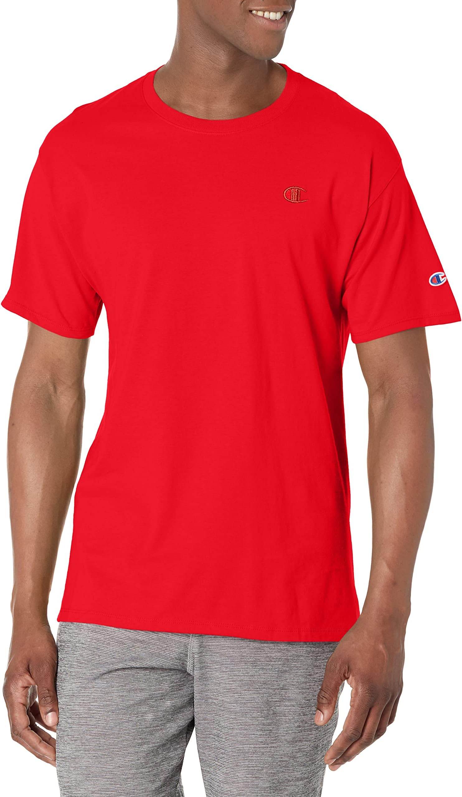 Men's Classic Short Sleeve T-Shirt, Standard Fit, Midweight 100% Cotton, Available in Regular and Big & Tall
