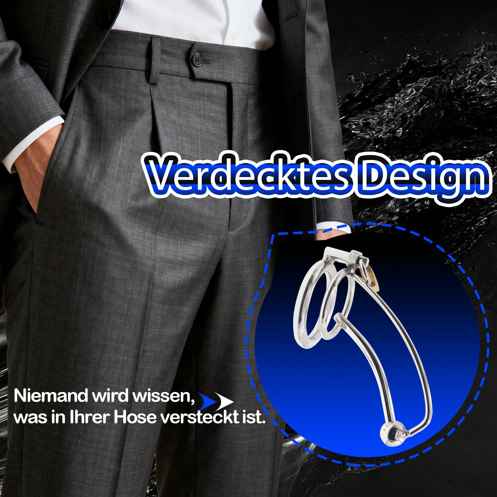 Chastity Cage Hombres Sissy con catéter uretra Hombre Jaula de castidad Hombres Extremo SM Cinturón Bondage Cinturón de Bondage Cinturón de Castidad Hombres con Penies Anillo para Sexo Bdsms Juguetes