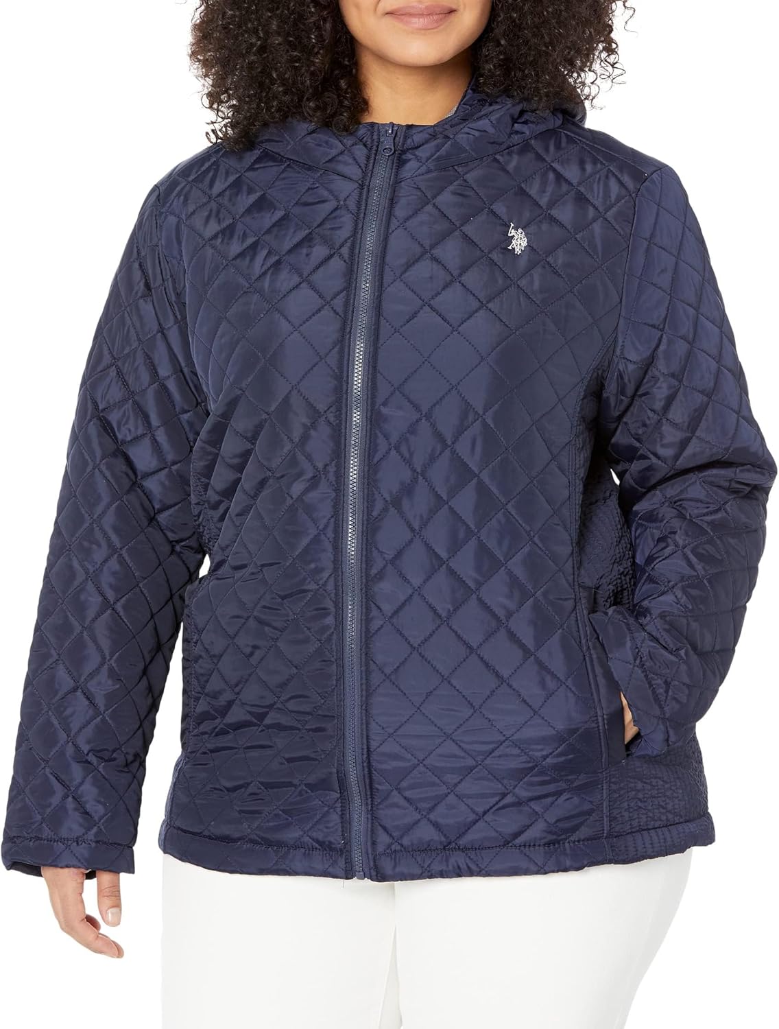 U.S. POLO ASSN. Plus Size Faux Fur Lined Quilt Jacket