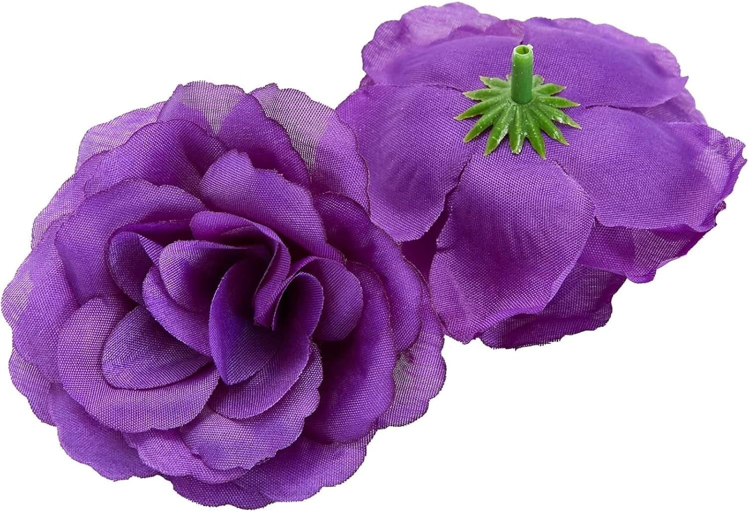 Bright Creations Artificial Roses Heads - 50 Pack, 3 in, Dark Purple Flowers, Stemless - Silk Roses for DIY Decor & Wedding Centerpieces - Image 9