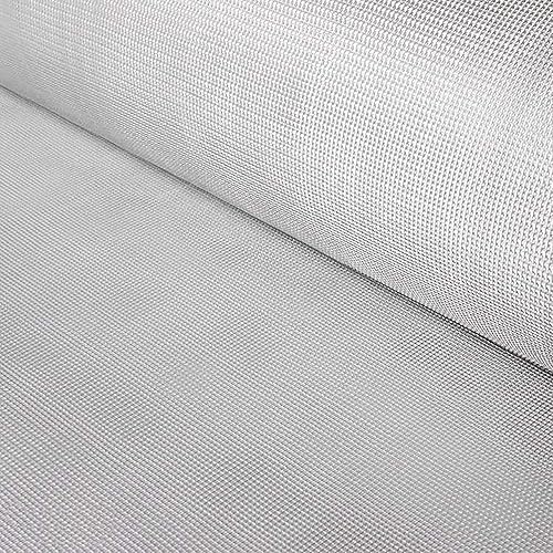 Fibre Glast Malla de fibra de vidrio, color blanco, fortificador de hormigón, pantalla de ventana, para kits de reparación de techo o pared, tapete