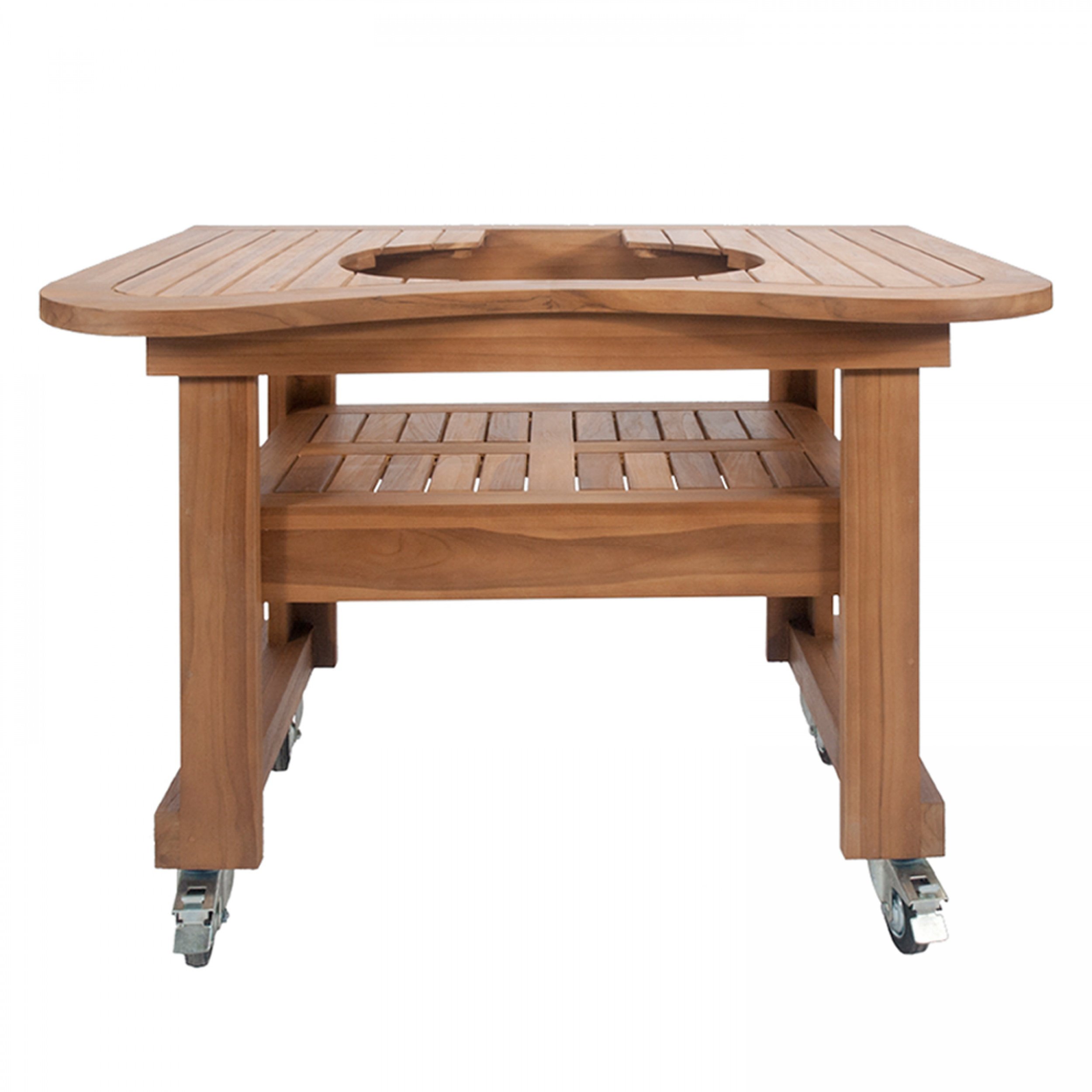 Primo Teakholz-Tisch für OVAL 200 Junior
